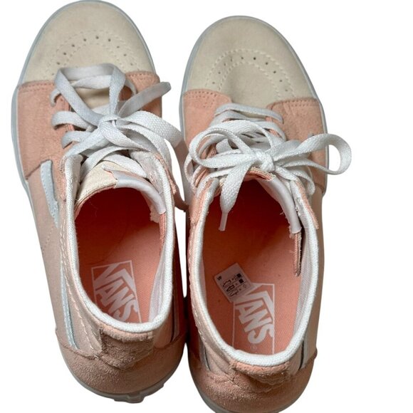 Vans Sk8-Hi Tapered Stackform Color Block Peach Platform Shoe Women's 9.5 NEW - Picture 6 of 8